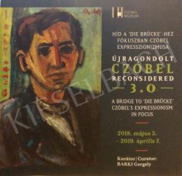  Czóbel, Béla - Czóbel Reconsidered 3.0, A Bridge to 'Die Brücke'- Czóbel's Expressionism in Focus Exhibitions Invites. Czóbel Béla: Self-Portrait, 1920, oil on canvas, 61x38 cm, private property